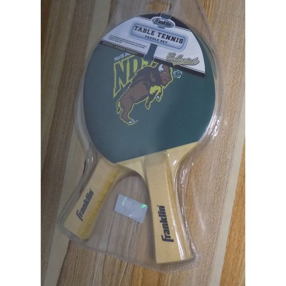North Dakota State Bison NCAA Tennis Paddle Set - College Sports Ping Pong - Picture 2 of 5